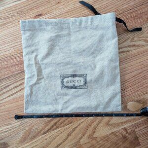 Gucci Beige Linen Dust Bag